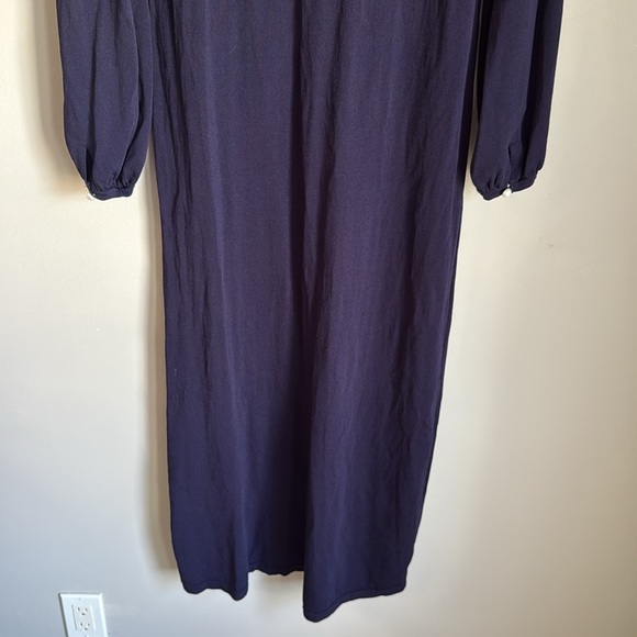 Tuckernuck Pomander Place Double Knit Lennox Sweater Maxi Dress Navy XS - Picture 9 of 16